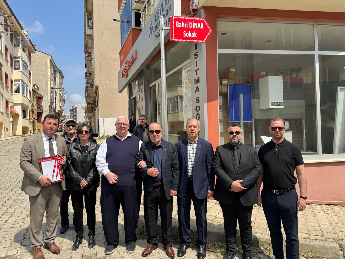 Edirnespor'un Eski Başkanı Bahri Dinar, Anısına Yeni Sokak Açıldı