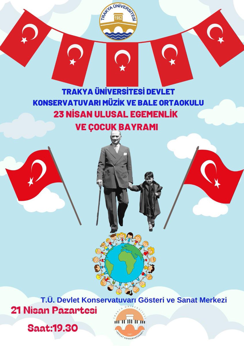 Trakya Üniversitesi Konservatuvarı, 23 Nisan'da Özel Etkinlik Düzenleyecek