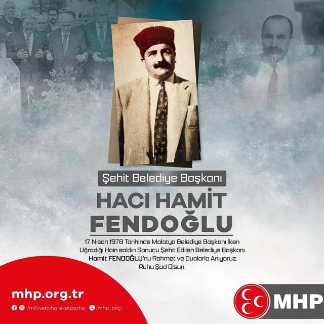 Malatya’nın Geçmiş Belediye Başkanı Hamit Fendoğlu Anılıyor